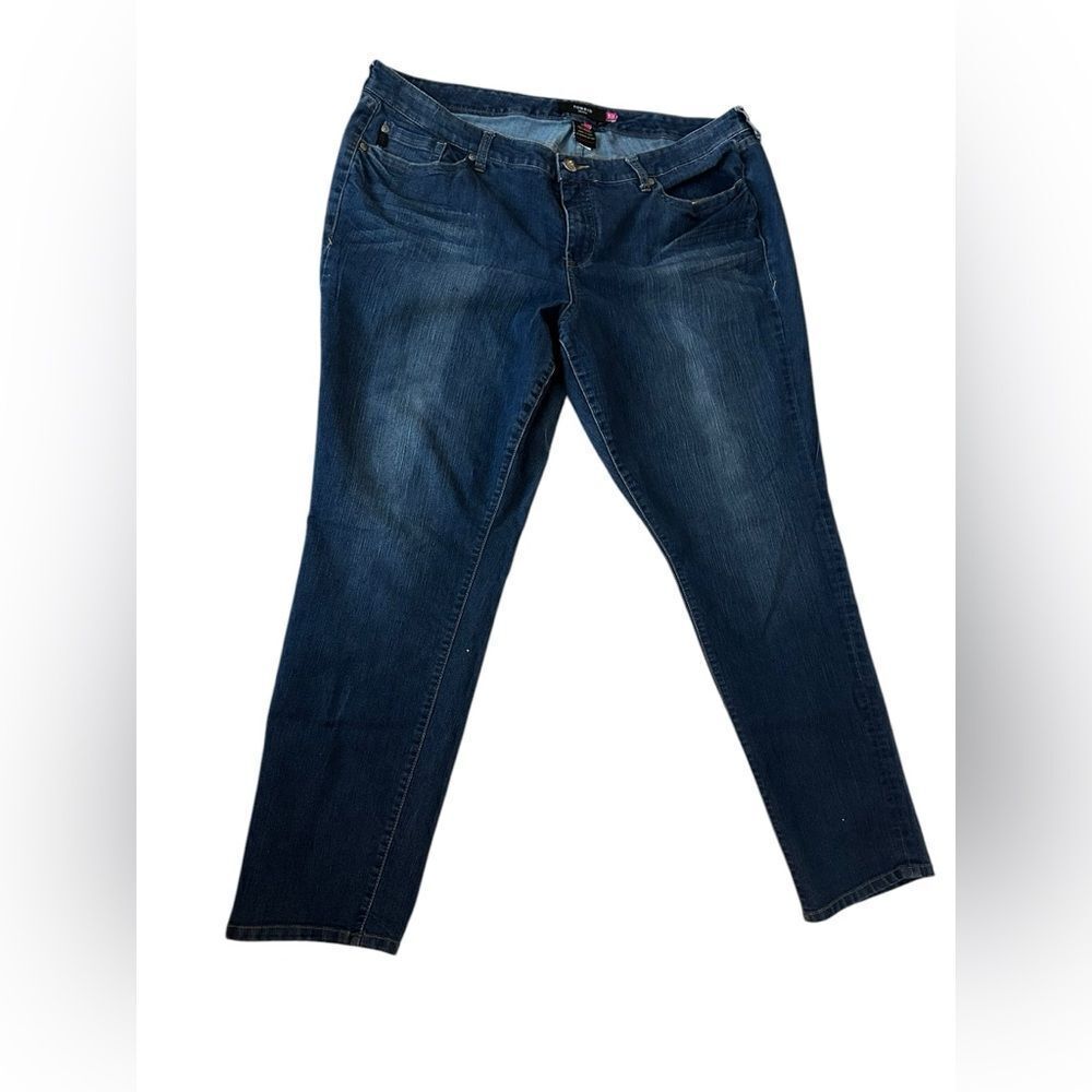 Torrid Women's Relaxed Jeans Size 16 Blue Medium Wash Mid Rise